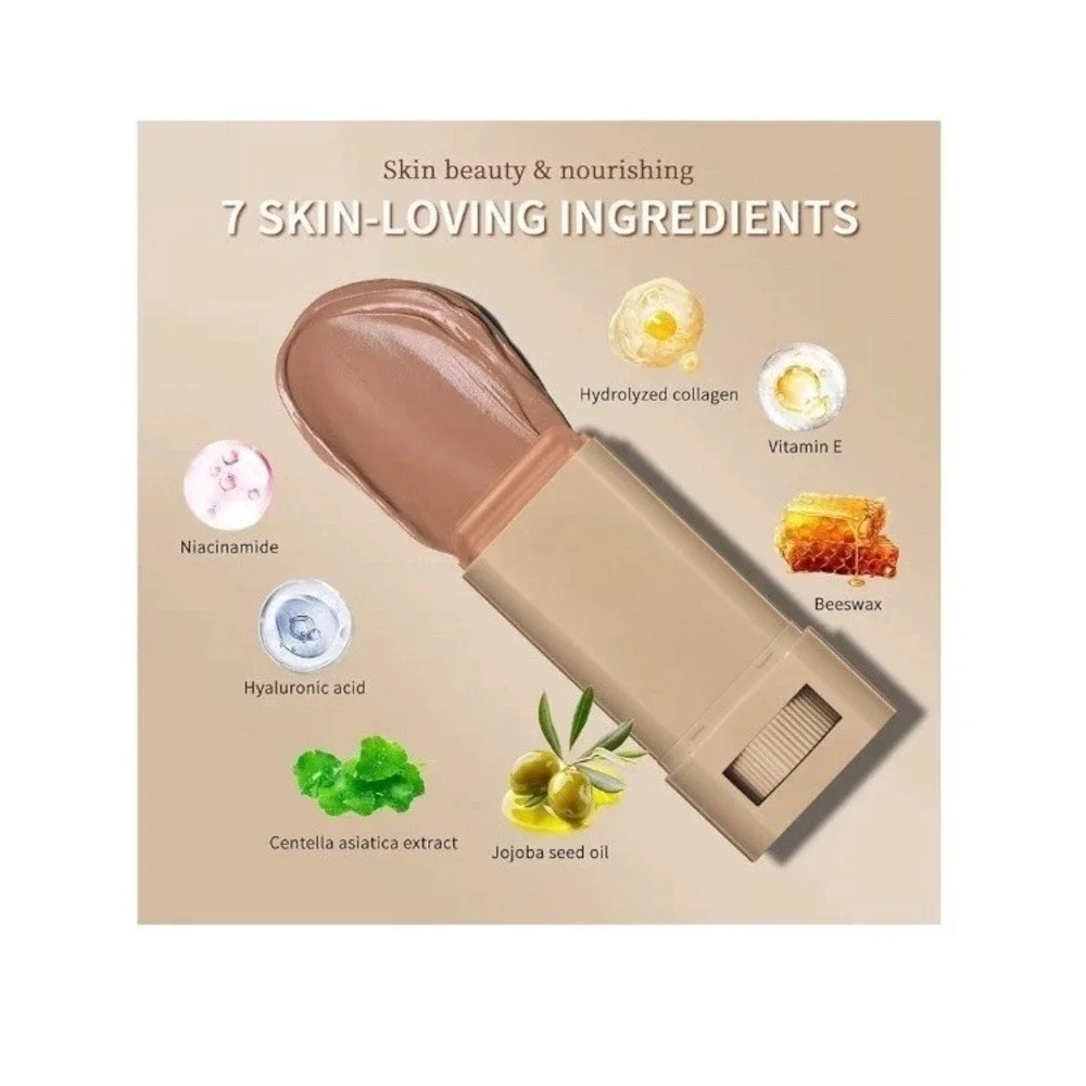 Lakerain Serum Boosted Skin Tint Beauty Balm Solid Tinted Moisturizing Serum #03